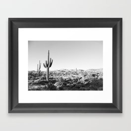 DESERT II / Phoenix, Arizona Framed Art Print