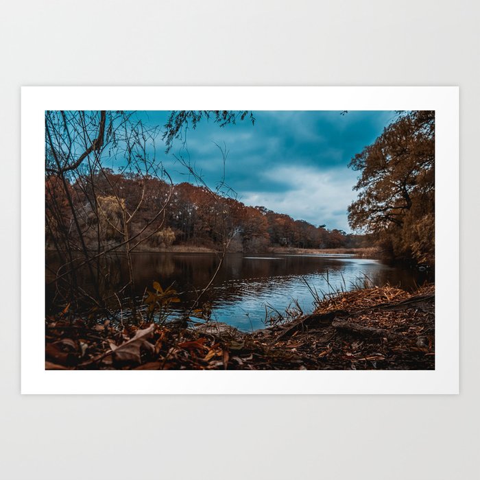 Autumn Pond Photograph Art Print | Photography, Grenadier-pond, Digital, Color, Hdr, Autumn, Fall, Beautiful, Clouds, Sky
