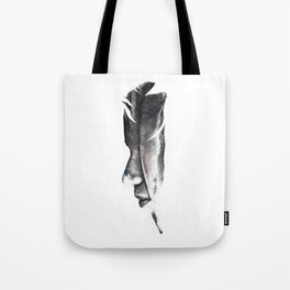 Feather Face Tote Bag