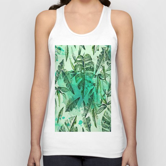 LEAVES Unisex Tank Top
