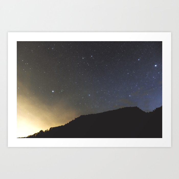 Light and Stars | Nature and Landscape Photography Art Print