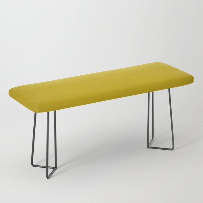 Autumn Gold Yellow Sunny Elegant Collection Bench