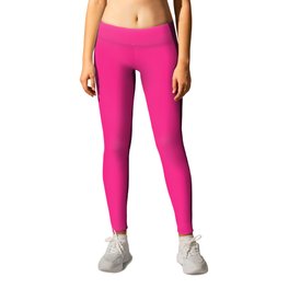 Hot Deep Pink Solid Color Leggings | Colours, Graphic Design, Minimalism, Plain, Minimal, Hot, Colour, Pink, Single, Minimalist 