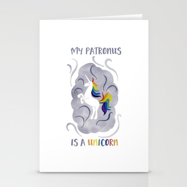 My Patronus is a Unicorn Stationery Cards