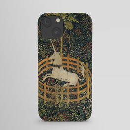 The Unicorn in Captivity (from the Unicorn Tapestries) 1495–1505 iPhone Case