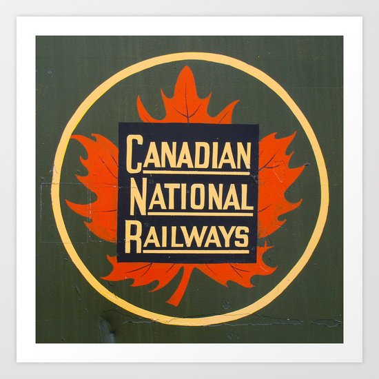 Canadian National Railways Art Print