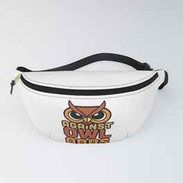 Owls - Owl Odds - bright Fanny Pack