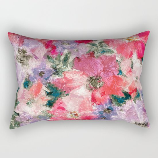 Splendid Flowers 2 Rectangular Pillow