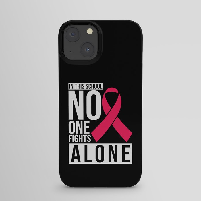 School Breast Cancer Awareness iPhone Case