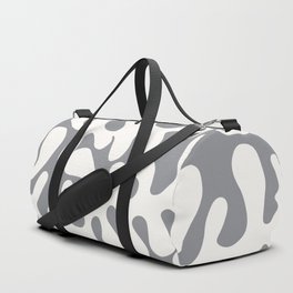 White Matisse cut outs seaweed pattern 10 Duffle Bag