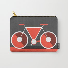 Abstract cycle | Orange and grey color palette Carry-All Pouch