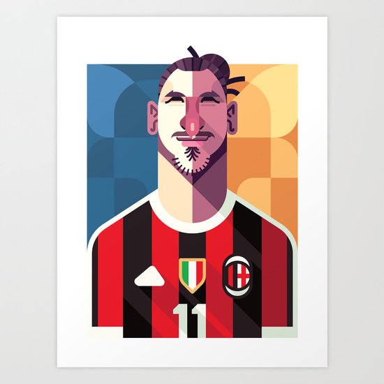 ZI11 | Rossoneri Art Print