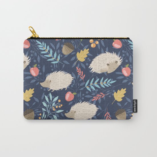 White hedgehogs Carry-All Pouch