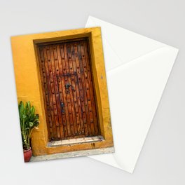Door of Cartagena Colombia Stationery Cards