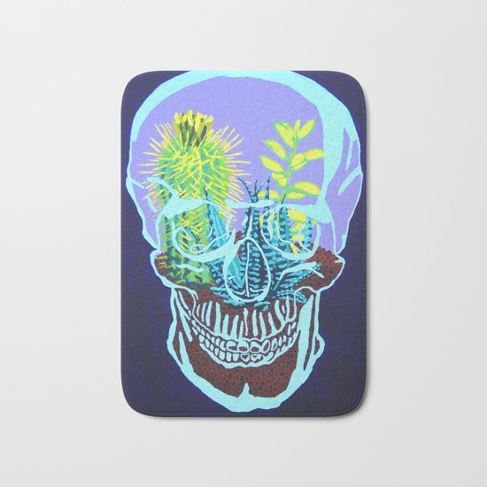 Skull Terrarium Bath Mat