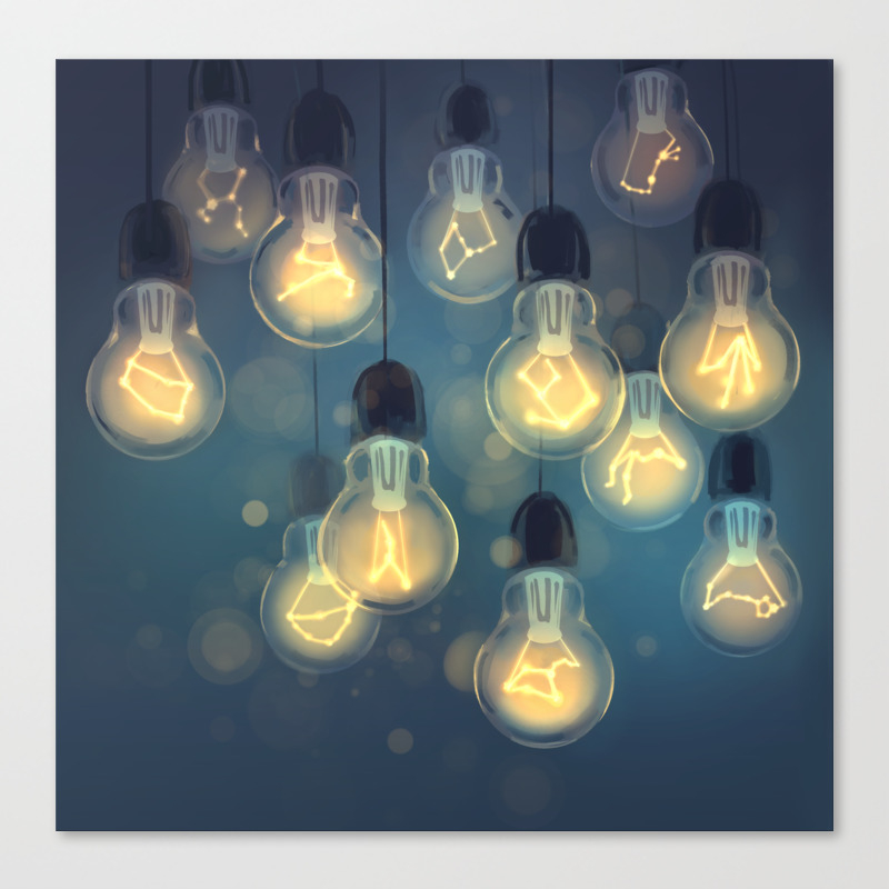 Constellation Lights Canvas Print By Nathengyn Society6