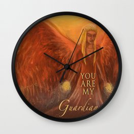 You are my guardian angel Wall Clock