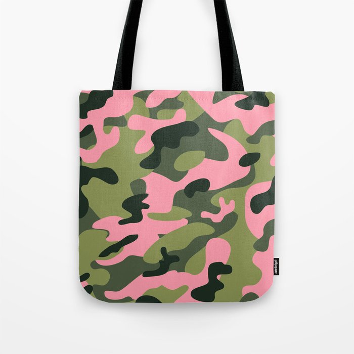 Pink camo hotsell tote bag
