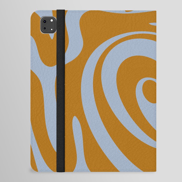 29 Abstract Liquid Swirly Shapes 220725 Valourine Digital Design iPad Folio Case