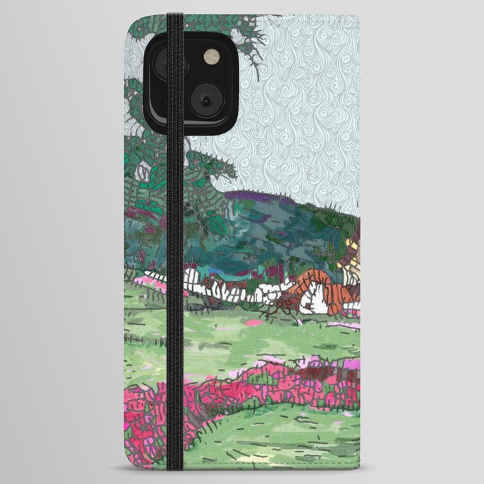 View of Chaing Mai Temple  iPhone Wallet Case