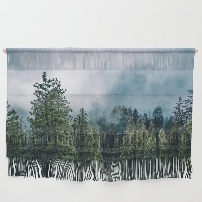 Sequoia Foggy Forest Wall Hanging