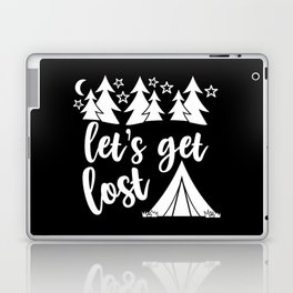 Let's Get Lost Camping Adventure Laptop Skin