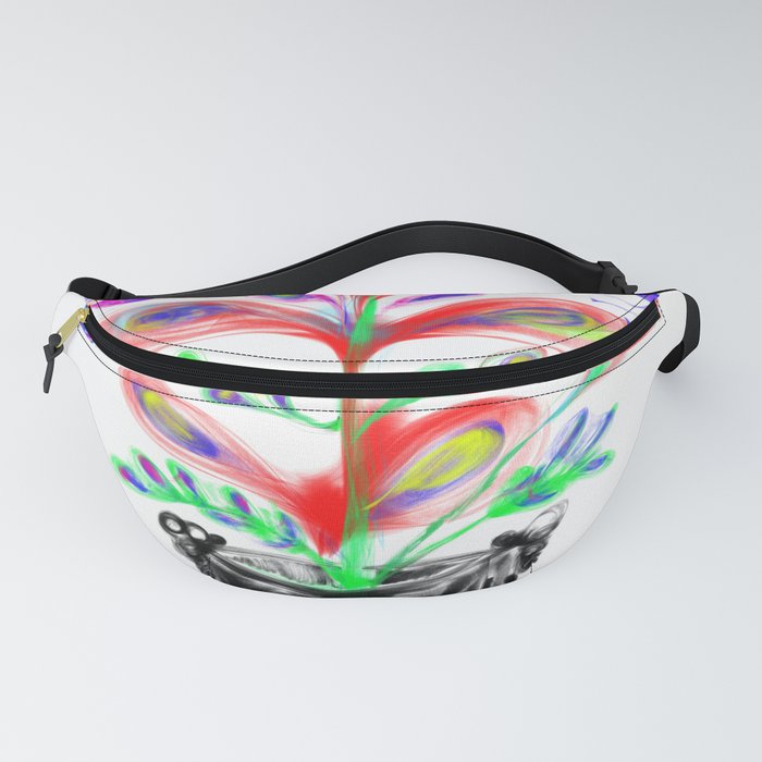 Colorful Flower Pot Fanny Pack