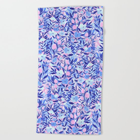 Nonchalant Blue Beach Towel