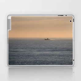 Sunset Fishing Trip, Minimalist Laptop Skin