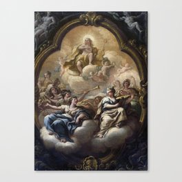 Apollo and Muses - Paolo di Matteis Canvas Print