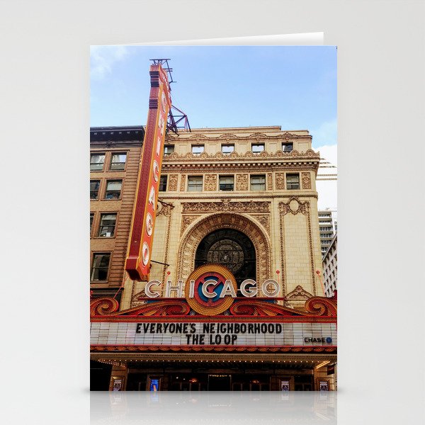 Chicago Theatre - Everyone's Neighborhood Stationery Cards