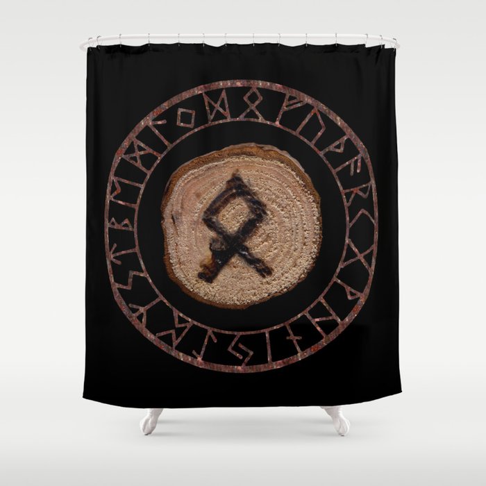 Othala Rune Ancestral Property One S Homeland Or A Sense Of Othala Rune Ancestral Property One S Homeland Or A Sense Of Physical Mental Emotional Spiritual Shower Curtain