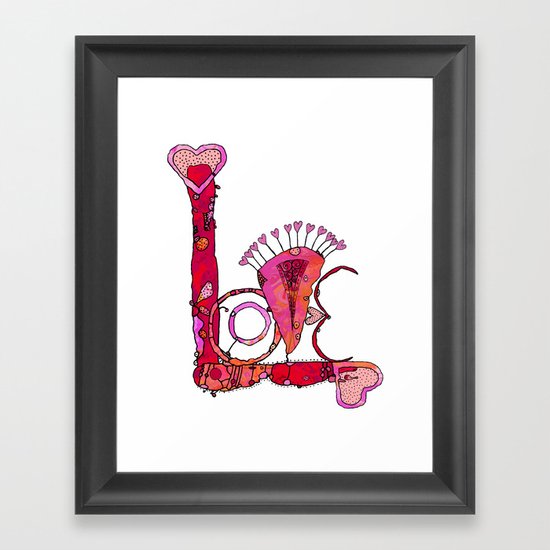 Love Framed Art Print