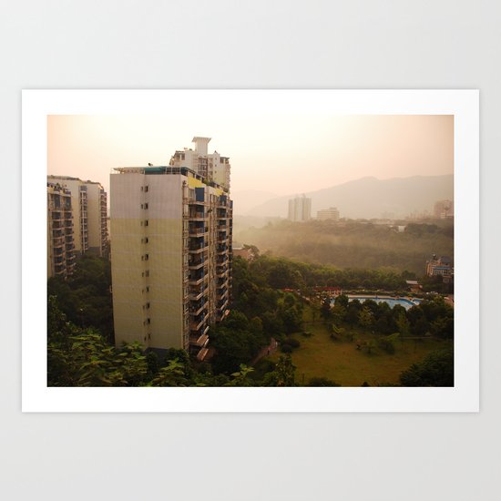 in the morning Art Print