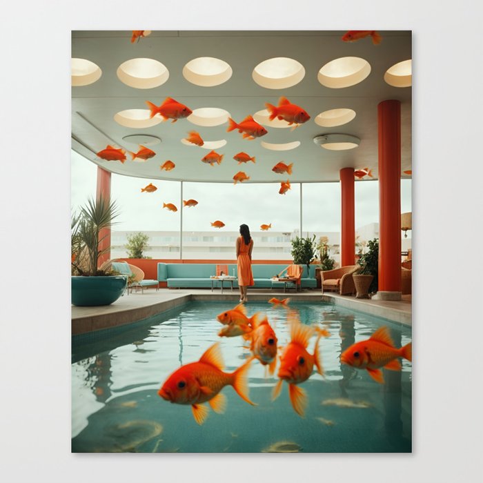 The Hotel Canvas Print