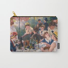 Luncheon of the Boating Party, 1880-1881 by Pierre-Auguste Renoir Carry-All Pouch | Aristocrat, Friends, Drinking, Impressionism, Parisians, Caillebotte, Luncheon, Renoir, Impressionist, Party 