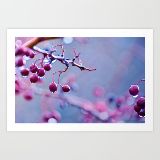 "Blue...." Art Print