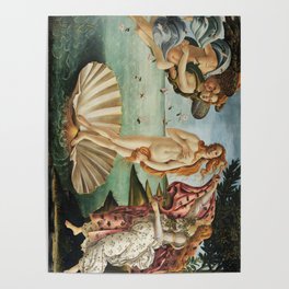 The Birth of Venus by Sandro Botticelli, 1445 Poster