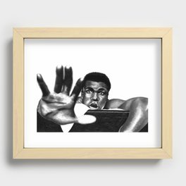 the greatest to ever do it Recessed Framed Print