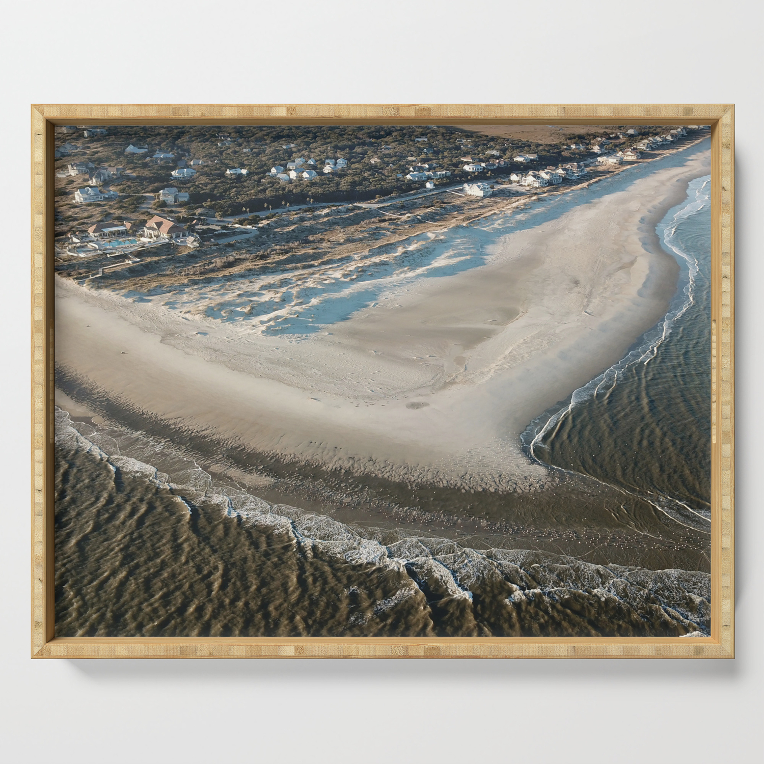 Frying Pan Shoals | South Beach & East Beach | Bald Head Island, NC Serving  Tray