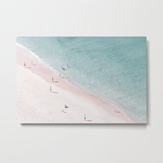 beach family love Metal Print
