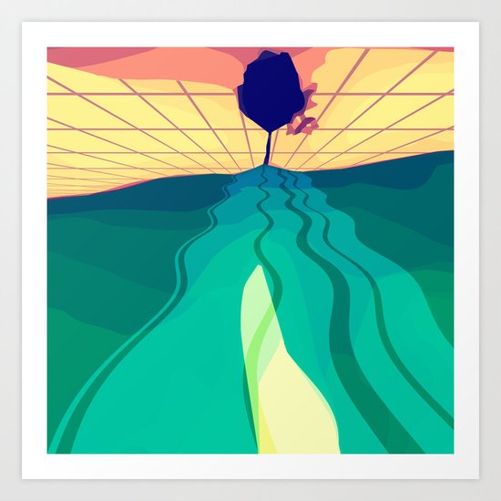Over the Horizon Art Print