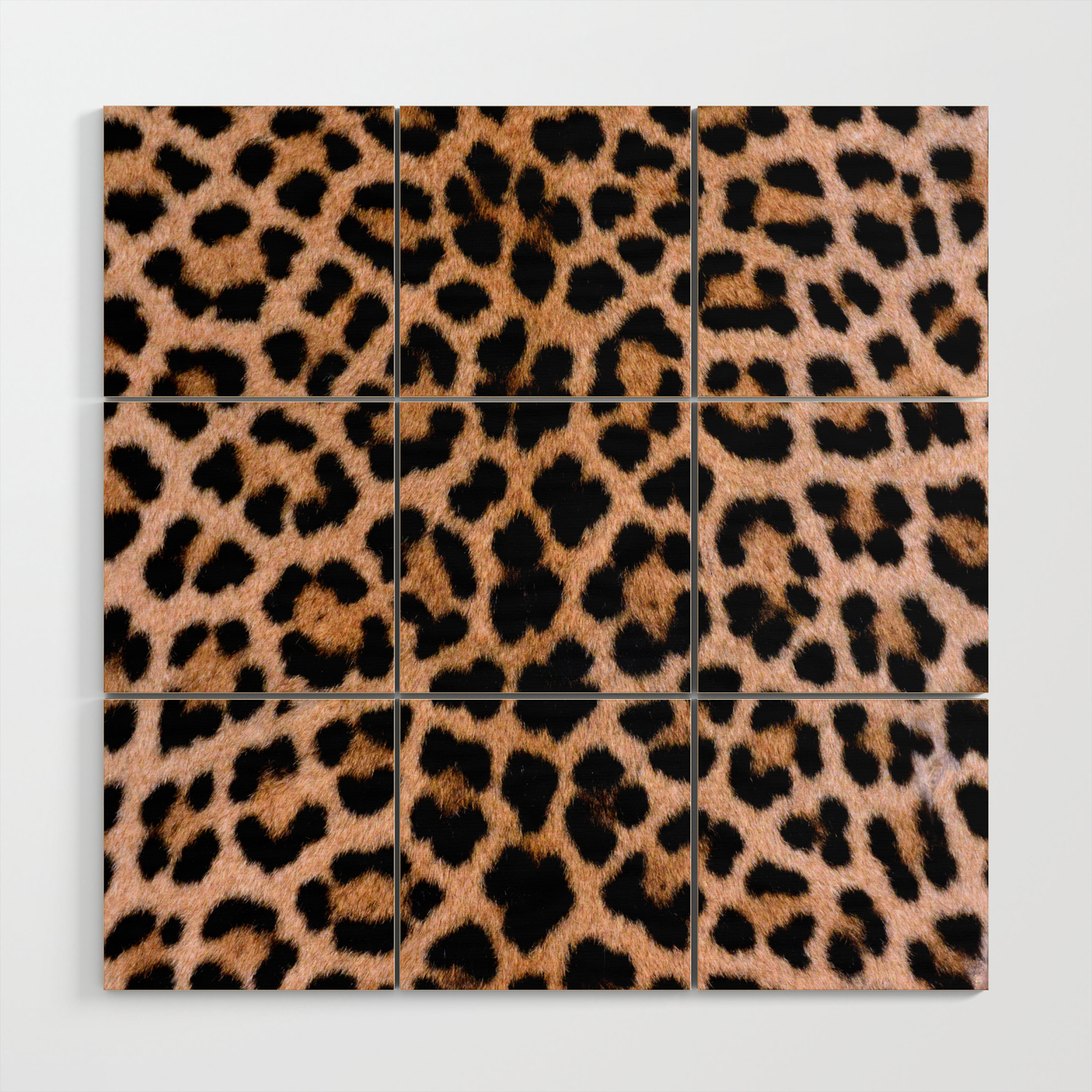 Cheetah Pattern Wood Wall Art By Newburydesigns Society6