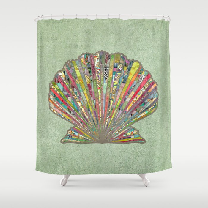 Sea Shell Shower Curtain