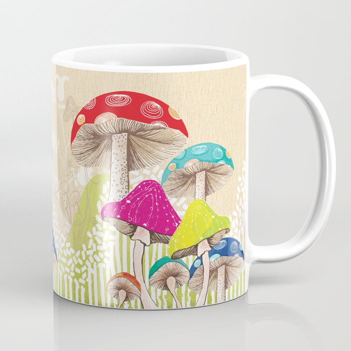 Magical Mushrooms Coffee Mug by Amanda Dilworth | Society6