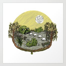 Swampy Art Print