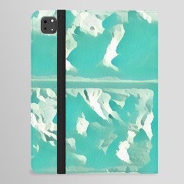 Aqua Wall iPad Folio Case