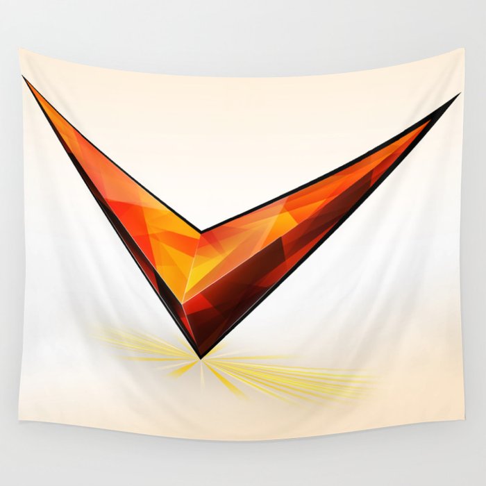 Crystal Flare Wall Tapestry
