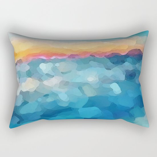 Some Faraway Beach Rectangular Pillow