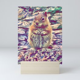 Ground Squirrel Mini Art Print